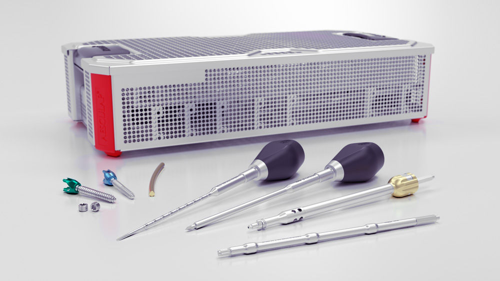 Wirbelsäulenchirurgie Ennovate® Complex Spine Sieb und Instrumente