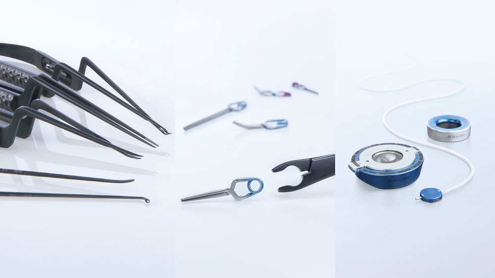 Verschiedene Produkte für die Neurochirurgie