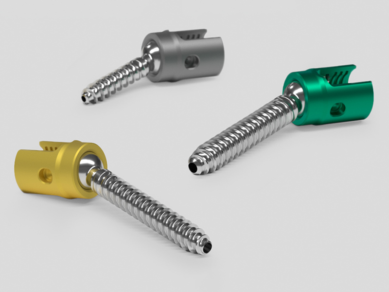 Drei Ennovate® Schrauben für die zervikale Stabilisierung